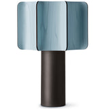 Kactos Table Lamp Matte Black Ceramic Sea Blue By LZF Lamps