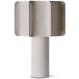 Kactos Table Lamp Matte White Ceramic Grey By LZF Lamps