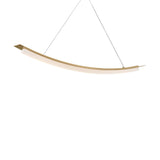Kaguya Linear Suspension - Small - Modern Brass by Sonneman