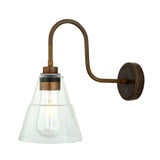 Kairi Swan Neck Wall Light - Antique Brass