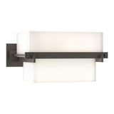 Kakomi Vanity Light 2 Light in Dark Smoke by Hubbardton Forge