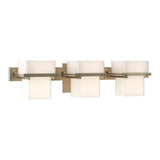 Kakomi Vanity Light 3 Light in Soft Gold by Hubbardton Forge