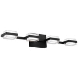 Kamden 4-Light Bath Bar by Tech Lighting, Finish: Nightshade Black, ,| Casa Di Luce Lighting