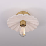 Kapok Ceiling Light - Satin Brass
