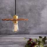 Kapok Pendant - Satin Brass