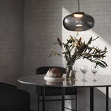 Karl-Johan Pendant Light Medium Smoked Glass By New Works - Lifestyle View1