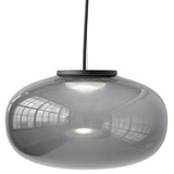 Karl-Johan Pendant Light Medium Smoked Glass By New Works