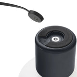 Karl-Johan Portable Table Lamp Cold Black By New Works - Bottom View