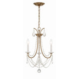 Karrington Chandelier 14" Aged Brass
