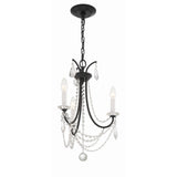 Karrington Chandelier 14" Matte Black