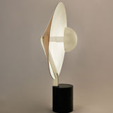 Kasa Table Lamp By LZF, Finish: Matte Nickel Metal
