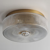 Kasbah Flush Mount Satin Brass By Maxim Lighting - Front View1