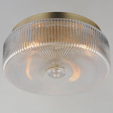 Kasbah Flush Mount Satin Brass By Maxim Lighting - Front View