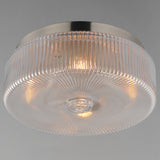 Kasbah Flush Mount Satin Nickel By Maxim Lighting - Front View