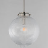 Kasbah Pendant Satin Nickel By Maxim Lighting - Front View