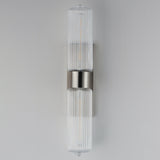 Kasbah Wall Sconce Satin Nickel By Maxim Lighting - Front View