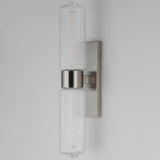 Kasbah Wall Sconce Satin Nickel By Maxim Lighting - Side View