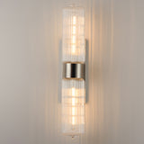 Kasbah Wall Sconce Satin Nickel By Maxim Lighting - With Light