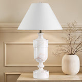 Katin Table Lamp Natural White By Renwil Lifestyle View