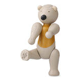Kay Bojesen Liliput Bear, Oak/Maple - Grey view 3