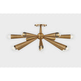 Keanu Semi Flush by Troy Lighting