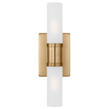 Keaton Vanity Light Small Satin Brass By Visual Comfort Studio