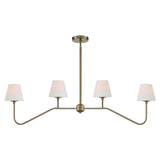 Keenan Linear Chandelier 48'' Vibrant Gold