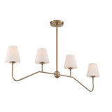 Keenan Linear Chandelier 48'' Vibrant Gold
