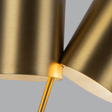 Keiko Table Lamp Brushed Golden By Kuzco Detailed View