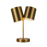 Keiko Table Lamp Brushed Golden By Kuzco