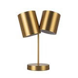 Keiko Table Lamp Without Light Brushed Golden By Kuzco