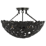 Kelan Semi Flush Mount Aged Iron By Visual Comfort Studio