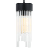 Kellan Pendant Light Black Medium By Matteo - Front View