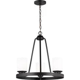 Kemal Chandelier — 18.63 Inch, Midnight Black