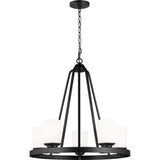 Kemal Chandelier — 24 Inch, Brushed Nickel