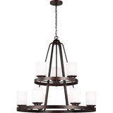 Kemal Chandelier — 30 Inch, Brushed Nickel