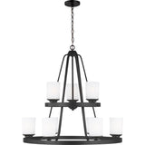 Kemal Chandelier — 30 Inch, Midnight Black