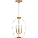 Kennan Chandelier — Satin Brass
