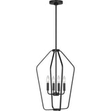 Kennan Outdoor Wall Lantern — 15.5 Inch, Midnight Black