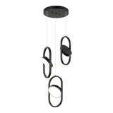 Kennedy Pendant 14 Inch Black