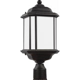 Kent Post Lantern — Oxford Bronze with Satin Etched Glass