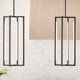 Kenway Pendant Medium Nightshade Black By Visual Comfort Lifestyle View 1