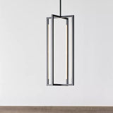 Kenway Pendant Medium Nightshade Black By Visual Comfort Lifestyle View 4
