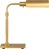 Kenyon Task Table Lamp — 19 1/8", Burnished Brass