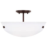Kerrville Flush Mount Bronze By Generation Lighting - Front View