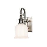 Keswick Bath and Vanity Light - 1-Light - Satin Nickel by Hudson Valley