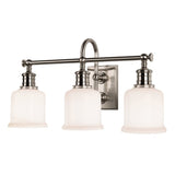 Keswick Bath and Vanity Light - 3-Light - Satin Nickel by Hudson Valley