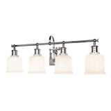 Keswick Bath and Vanity Light - 4-Light - Polished Chrome by Hudson Valley