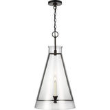 Keystone Pendant — 16", Aged Iron