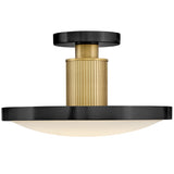 Kieran Semi Flush Mount Black On By Hinkley 1